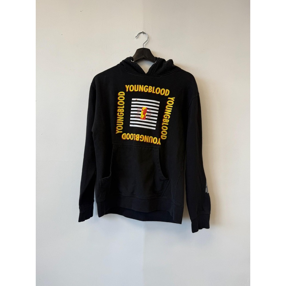 5SOS Youngblood Hoodie Mens Small Black Band Merch Pullover Concert Tour Graphic
